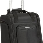 Amazon Basics Underseat Carry On Luggage with Wheels - 14" Rolling Travel Bag, Black