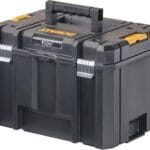 DEWALT TSTAK Tool Box, Extra Large Design, Removable Tray for Easy Access to Tools, Water and Debris Resistant (DWST17806)