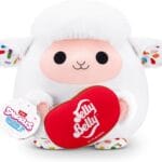 Snackles Series 2 Lamb & Jelly Belly 8 Inch Collectible Stuffed Animal by ZURU, Ultra Soft Plush, Giftable
