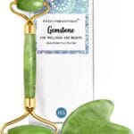 ROSELYNBOUTIQUE Gua Sha Facial Tools & Face Lift Roller for Wrinkless Natural Skincare Tool Jade Roller Guasha Tool for Face (Green)