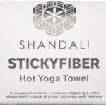 Shandali Hot Yoga Towel - Mat-Sized, Microfiber, Super Absorbent, Anti-Slip, Injury Free, 24" x 72" - Best Bikram Yoga Towel - Exercise, Fitness, Pilates Gear