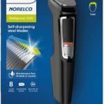 Philips Norelco Multi Groomer All-in-One Trimmer Series 3000-13 Piece Mens Grooming Kit for Beard, Face, Nose, Ear Hair Trimmer and Hair Clipper - NO Blade Oil Needed, MG3740/40