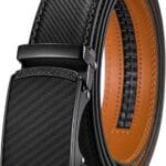 BULLIANT Men's Belt,Slide Ratchet Belt For Gift Men Dress Pant Shirt Oxfords,Trim To Fit