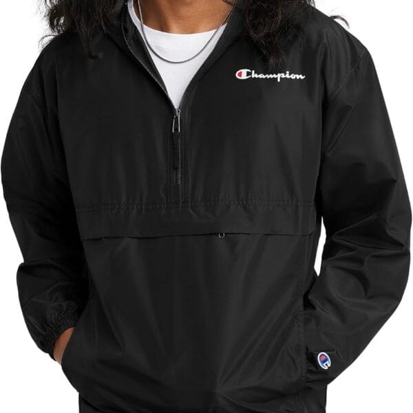 Champion Men's Jacket, Stadium Packable Wind and Water Resistant Jacket (Reg. Or Big & Tall)