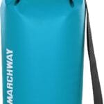 MARCHWAY Floating Waterproof Dry Bag Backpack 5L/10L/20L/30L/40L, Roll Top Sack Keeps Gear Dry for Kayaking, Rafting, Boating, Swimming, Camping, Hiking, Beach, Fishing