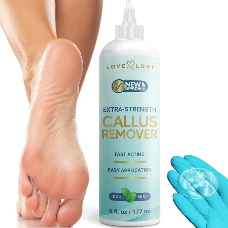 Callus Remover for Feet (Extra Strength) Foot Callus Remover Gel - Feet Scrubber, Pedicure Spa Tools, 6oz