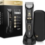 Men's Beard Trimmer - All-in-One Trimmer with Precision Dial - Premium Facial Hair Groomer - Adjustable 20 Length Setting, USB Recharge Dock, Cordless Waterproof Wet/Dry Clipper