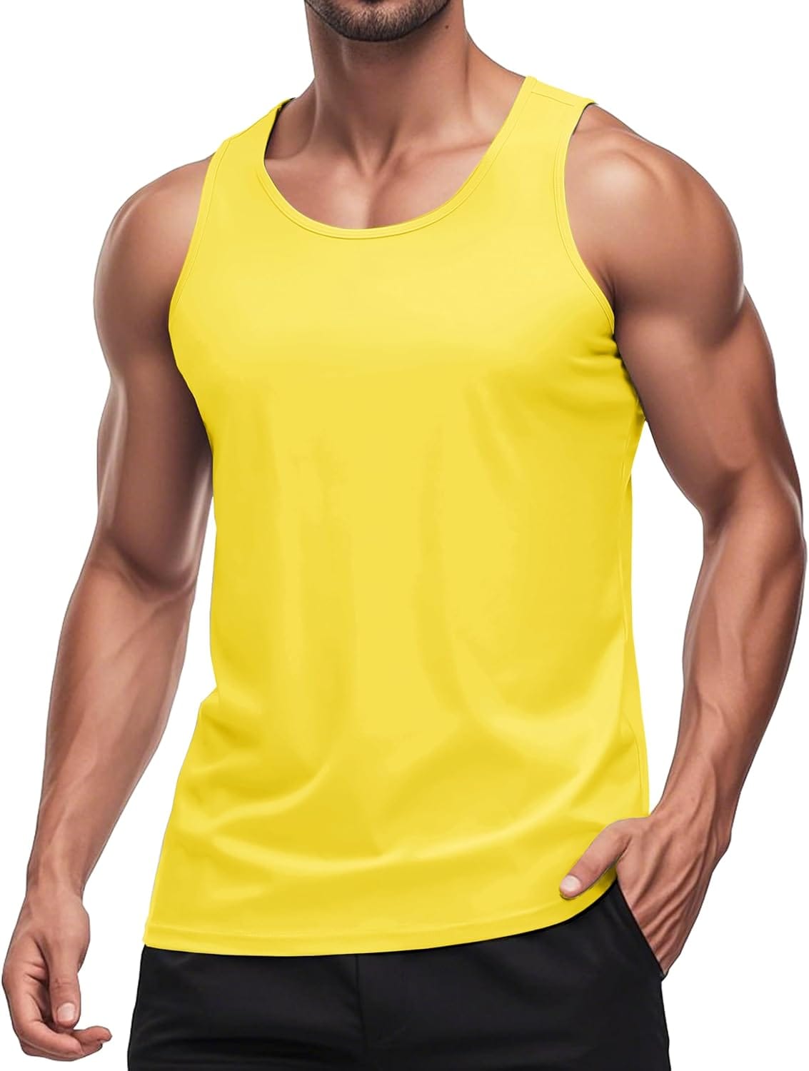 MAGCOMSEN Men's UPF 50+ Tank Top Quick Dry Summer Workout Muscle Sleeveless Shirts For Swim Beach Bodybuilding MAGCOMSEN Men's UPF 50+ Tank Top Quick Dry Summer Workout Muscle Sleeveless Shirts for Swim Beach Bodybuilding