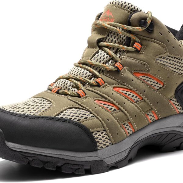 NORTIV 8 Women's Waterproof Hiking Boots Outdoor Trekking Mid Backpacking Mountaineering lightweight boots