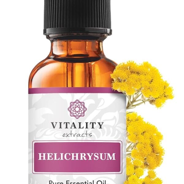 Vitality Extracts Helichrysum Essential Oil - 30ml, Helichrysum Gymnocephalum, Aromatherapy, Skin Care, Happy, Stress Relief, Aches Relief