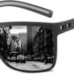 ZENOTTIC Polarized Sunglasses for Men Lightweight TR90 Frame UV400 Protection Square Sun Glasses