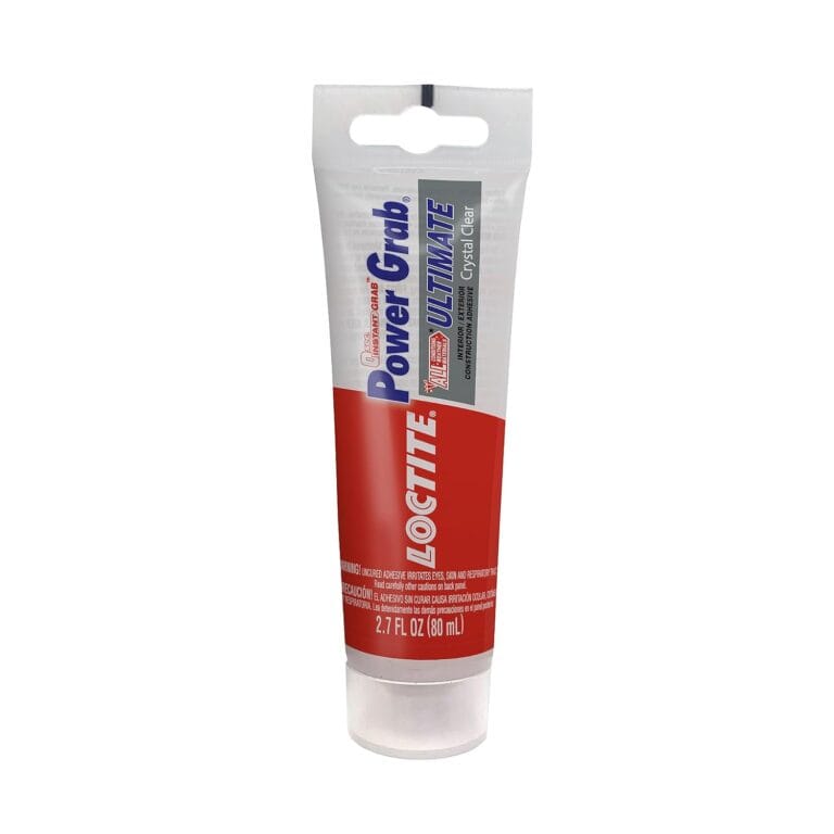 Loctite Power Grab Ultimate Crystal Clear Construction Adhesive, 2.7 fl oz, Tube 1-Pack