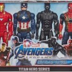 Avengers Marvel Endgame Titan Hero Series 12" Action Figures Captain America, Iron Spider, Black Panther, and Iron Man (4 Action Figures)