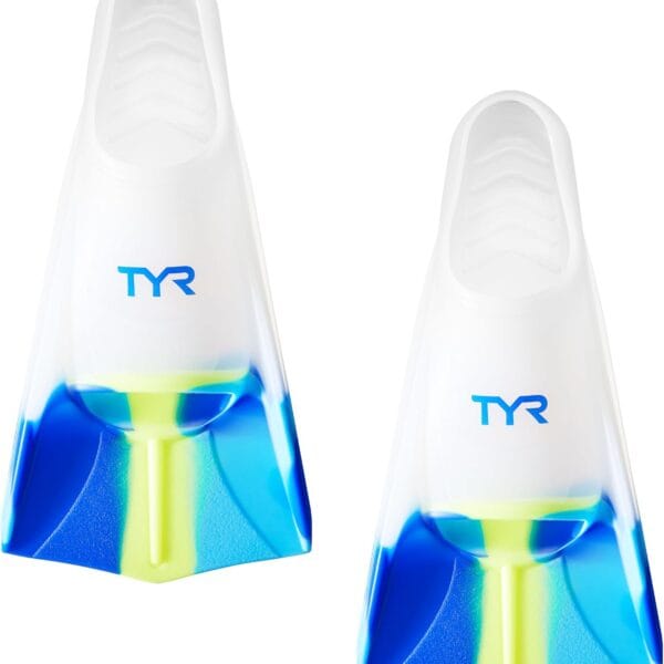 TYR Stryker Silicone Swim Fins - Adult Swimming Gear for Training and Racing