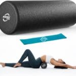 Invincible Fitness EPP Foam Roller for Deep Tissue Massage  Enhance Recovery, Relieve Pain, and Boost Mobility for a Stronger, Healthier You (Black)