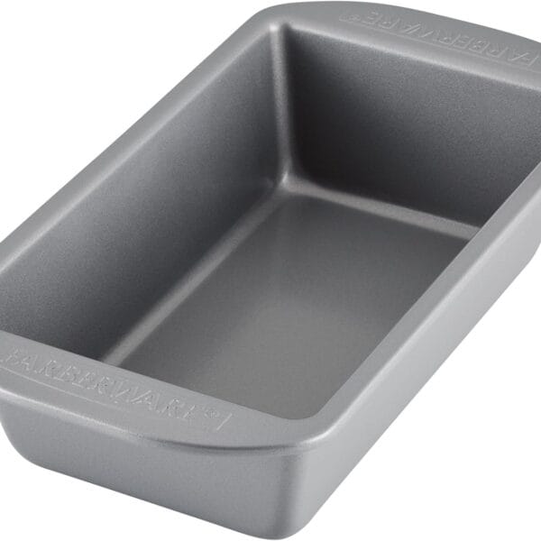 Farberware Nonstick Bakeware 9-Inch x 5-Inch Loaf Pan, Gray -