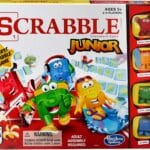 Hasbro Gaming Scrabble Junior Board Game | 2-4 Players | Family Educational Word Games for Kids | Back to School Gifts for Classroom | Ages 5+