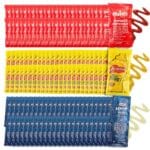 Chronos Condiment 150 assortment gift pack - 50 Single Serve Pouches of Each: Ketchup, Mustard, and Mayo - 150 Pack, Great for Picnics, Boxed Lunch, BBQ, Travel, and Parties