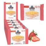 Rip Van Strawberry Keto Wafer Cookies - Healthy Vegan Snacks - Non GMO, Low Sugar (1g), Low Calorie - 16 Count