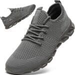 Linenghs Mens Running Shoes Tennis Gym Sneakers Casual Slip On Walking Lightweight Athletic Workout Breathable Fashion Sports Shoes