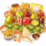 A Gift Inside Orchard Delight Fruit and Gourmet Basket