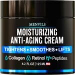 Mens Face Moisturizer Cream - Anti Aging & Wrinkle Cream - Face Moisturizer For Men with Collagen, Retinol, Peptides, Jojoba Oil - Facial Skin Care Lotion - Day & Night - 4.2 OZ