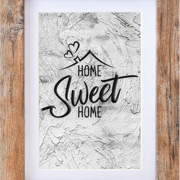 Califortree 5x7 Picture Frame - Can Display Photo 4x6 with Mat, Wood Frame with Shatterproof Plexiglass, Horizontal and Vertical Display for Wall and Tabletop, Rustic Brown