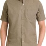 Van Heusen Men's Wrinkle Free Short Sleeve Button Down Check Shirt