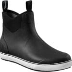 Piscifun Men s Deck Boots, Waterproof Fishing Rain Boots, Anti-Slip Rubber Boots with Breathable Neoprene Lining