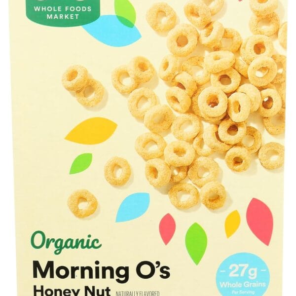 365 by Whole Foods Market, Organic Honey And Nut Morning O's Cereal, 12.2 Ounce