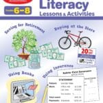 Financial Literacy Lessons and Activities for Grade 6 Teachers Resource Book, Reproducible Worksheets, Homeschool Resources, Classroom Lessons, Math Word Problems, Money Games