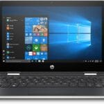 HP - Pavilion x360 2-in-1 11.6" Touch-Screen Laptop - Intel Pentium - 4GB Memory - 128GB Solid State Drive - Ash Silver Keyboard Frame, Natural Silver