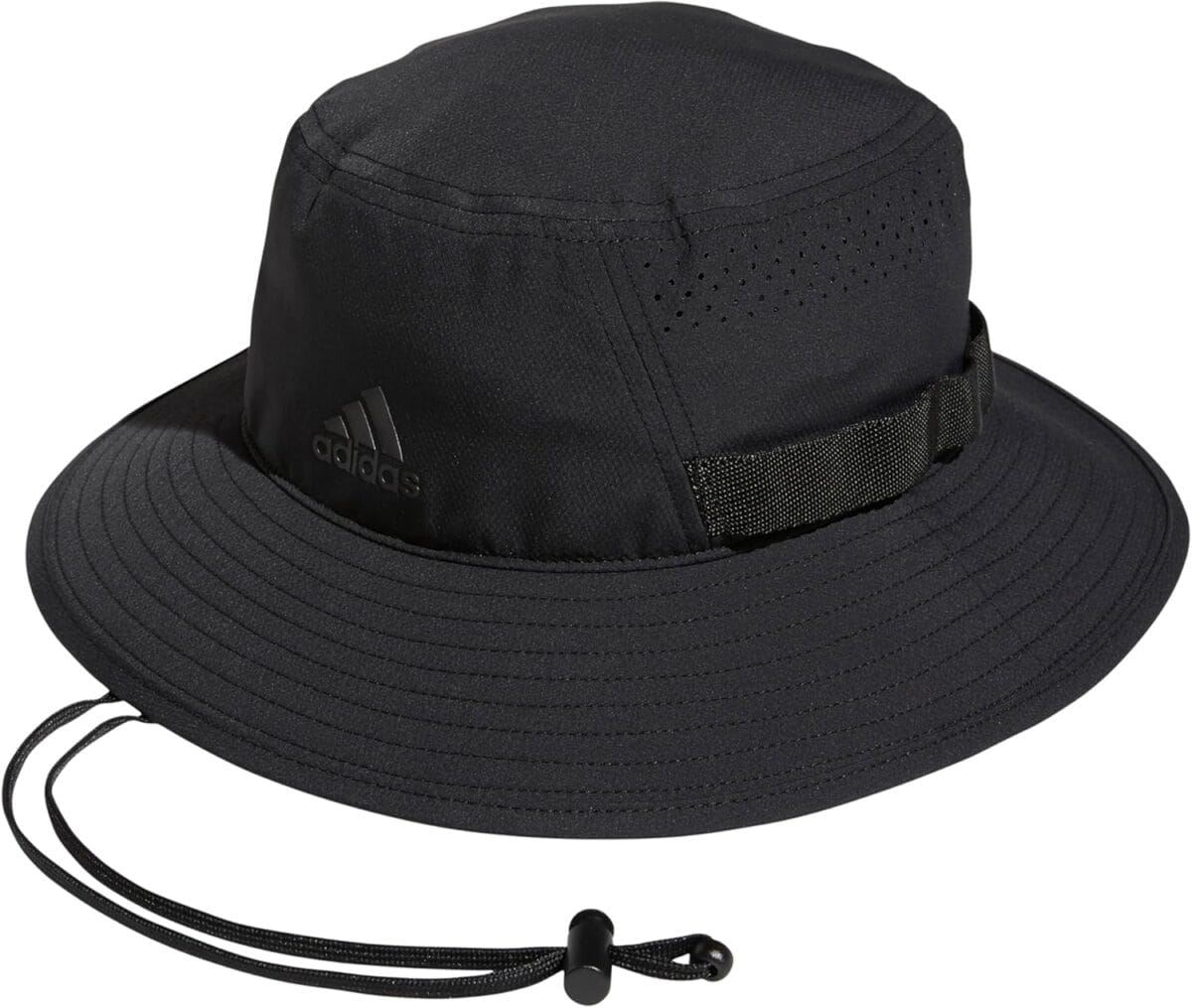 adidas Men's Victory Bucket Hat outdoors and sideline wide brim style for sun protection