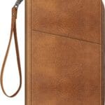 Fintie Family Passport Holder Wallet, RFID Blocking Travel Document Organizer Clutch Bag Credit Cards Case Cover for Women Men