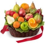 A Gift Inside Harvest Gold Fruit Basket