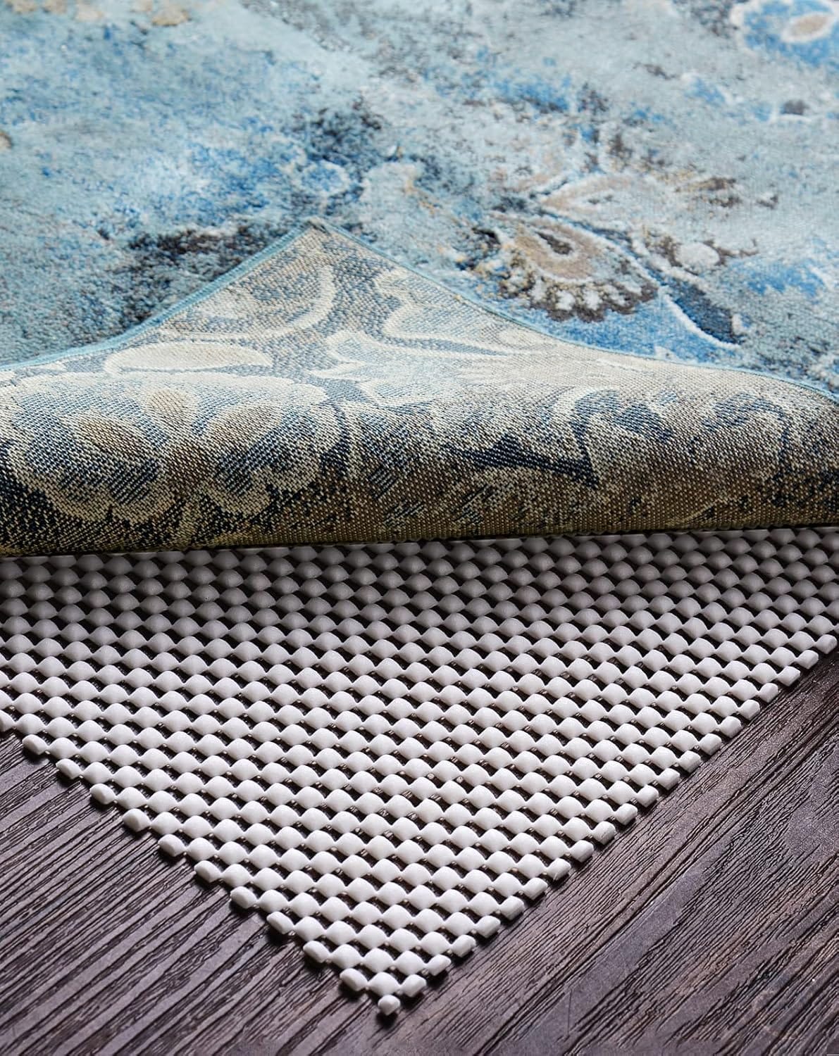 Veken Rug Gripper Pad For Hardwood Floors, Non Slip Rug Pads For Area Rugs, Thick Rug Grippers For Tile Floors, Under Carpet Anti Skid Mat, Keep Your Rugs Safe And In Place, 2x3 Ft Veken Rug Gripper Pad for Hardwood Floors, Non Slip Rug Pads for Area Rugs, Thick Rug Grippers for Tile Floors, Under Carpet Anti Skid Mat, Keep Your Rugs Safe and in Place, 2x3 Ft