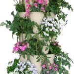 Greenstalk Patented Large 5 Tier Vertical Garden Planter with Patented Internal Watering System Great for Growing a Variety of Strawberries, Vegetables, Herbs, & Flowers (Stunning Stone)