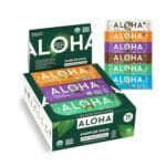 ALOHA Organic Plant Based Protein Bars - 6 Flavor Variety Pack - 12 Count, 1.9oz Bars - Vegan Snacks, Low Sugar, Gluten-Free, Low Carb, Paleo, Non-GMO, Stevia-Free, No Sugar Alcohol Sweeteners