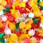 Hard Candy Party Mix | 6 Pound Bulk Bag | Mint, Cinnamon, Butterscotch, Fruit Flavors | Individually Wrapped - Approx. 450 Count