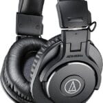 Audio-Technica ATH-M30x Professional Studio Monitor Headphones, Black