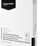 Amazon Basics Cardstock Paper, 8.5" x 11", 65 lb/176 gsm, 96 Bright, White, 250 Sheets