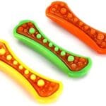 Hartz Chew 'n Clean Dental Duo Dog Treat & Chew Toy, Color Varies, Medium, 3 Pack