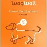WagWell Freeze Dried Cheese Dog Treats - Grain-Free, High-Protein Pasteurized Dog Treats Made in The USA - Human-Grade, Minimally Processed & Preservatives Free