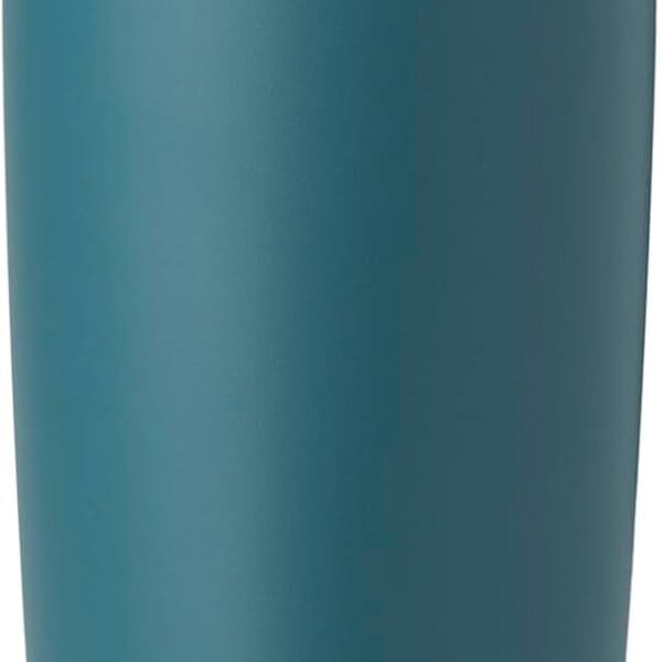 Owala SmoothSip Slider Insulated Stainless Steel Coffee Tumbler, Reusable Iced Coffee Cup, Hot Coffee Travel Mug, BPA Free 20 oz, Grey/Blue (High Dive)
