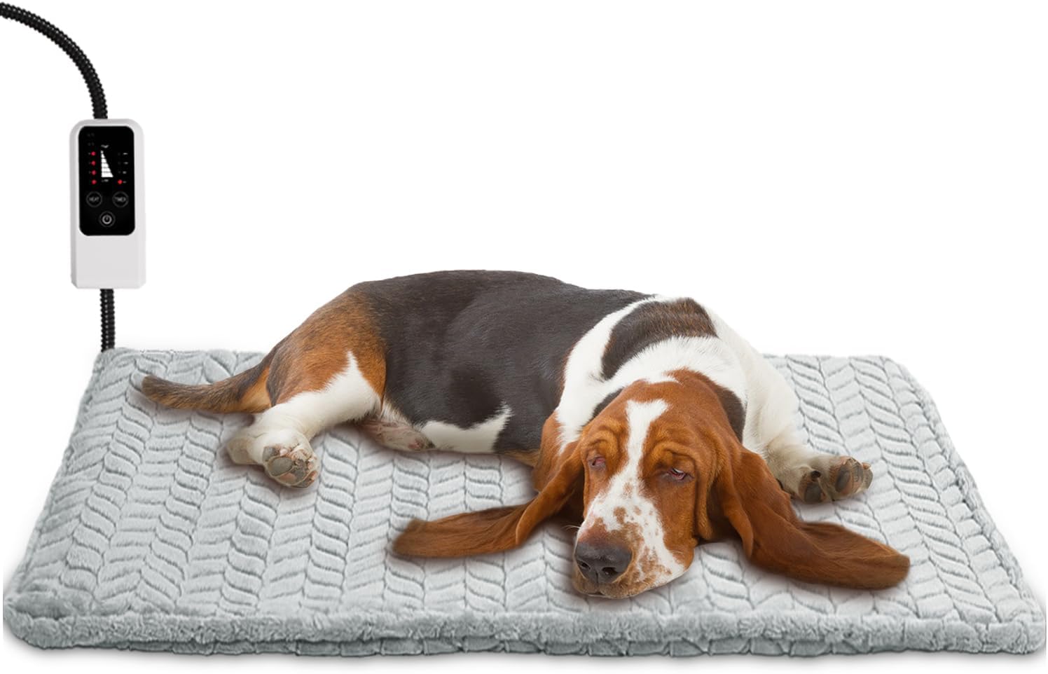 Heeyoo Pet Heating Pad, Adjustable Temperature Dog Cat Heating Pad With Timer, Waterproof Heated Dog Bed With Chew Resistant Cord, Auto Power Off Indoor Pet Heated Mat For Dogs And Cats Heeyoo Pet Heating Pad, Adjustable Temperature Dog Cat Heating Pad with Timer, Waterproof Heated Dog Bed with Chew Resistant Cord, Auto Power-Off Indoor Pet Heated Mat for Dogs and Cats