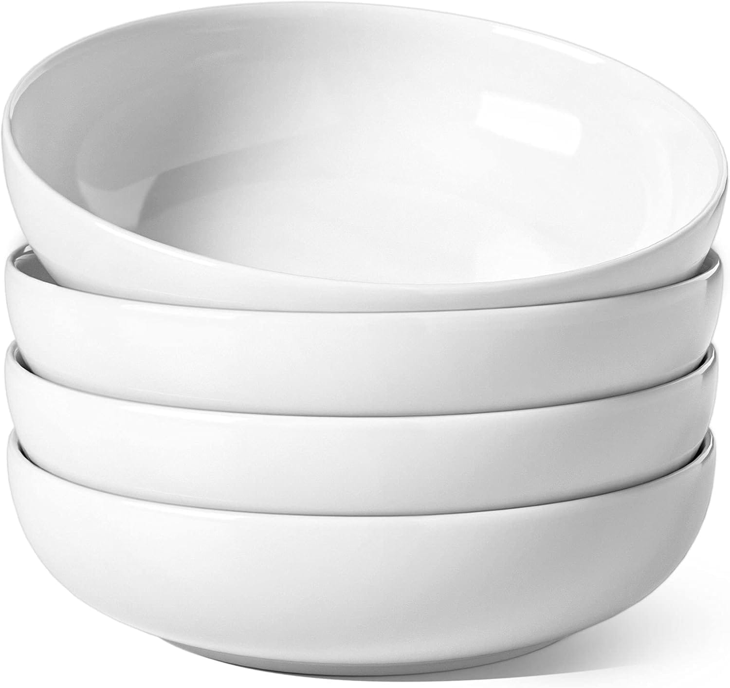 LE TAUCI Pasta Bowls 45 Oz, Salad Bowls Set For Serving Soup, Pasta, Noodle, Dinner, Large Kitchen Bowl Plates, Microwave Safe 8.5 Inch, Set Of 4, White LE TAUCI Pasta Bowls 45 oz, Salad Bowls Set for Serving Soup, Pasta, Noodle, Dinner, Large Kitchen Bowl Plates, Microwave Safe - 8.5 Inch, Set of 4, White