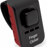 Educator Dog Training Finger Clicker with Audible Sound for Positive Reinforcement, Behavior and Obedience Pet Trainer, Red
