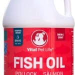 Fish Oil for Dogs - Healthy Skin & Coat, Salmon, Pollock, All Natural Supplement for Pets, Itching Scratching Allergy & Inflammation Defense, Omega 3 EPA DHA, Brain & Heart Health, 64 oz