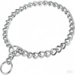 Chain Choke Collar for Dogs, Metal Slip Link Training Heavy Duty Dog Choker Collar Martingale Puppy Collars for XS Small Medium Large Big XL Breed Dogs (Silver, XL(Neck Max 22inch) D4.0mm)