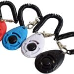 Ruconla- 4 Pack Dog Training Clicker with Wrist Strap, Pet Training Clicker Set